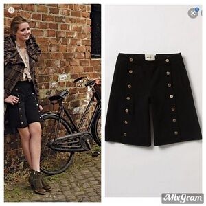 Anthropologie button front short